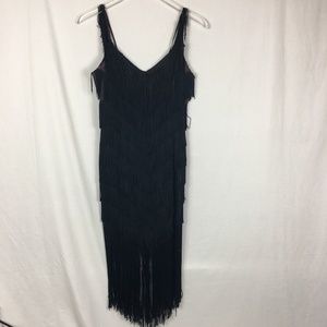 Vintage Electra Magnin Sleeveless Fringe Flapper